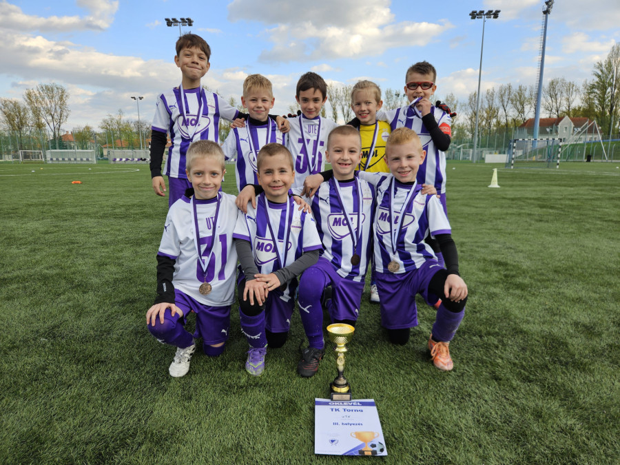Bronzérmet szerzett Kecskeméten U8-as csapatunk