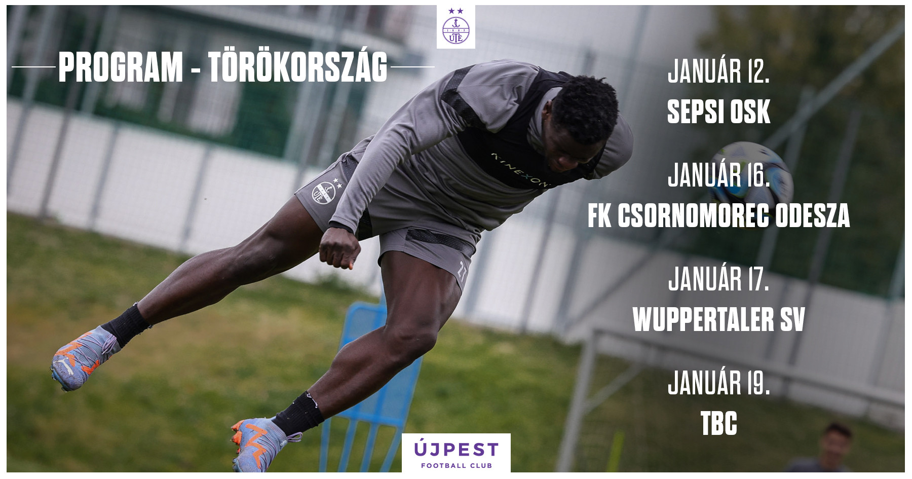 Román, ukrán és német ellenféllel játszunk az edzőtáborban