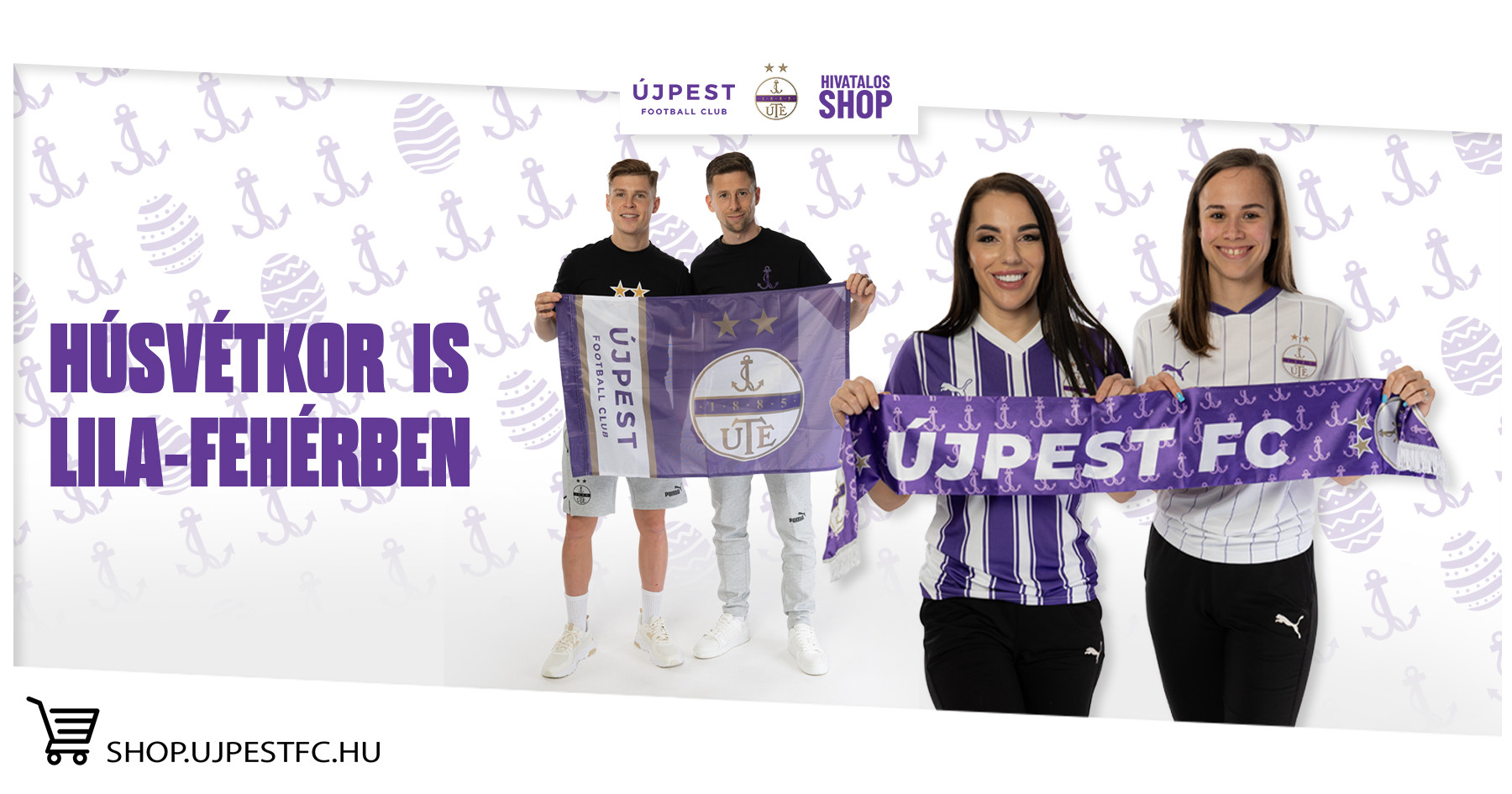 Húsvétkor is lila-fehérben!