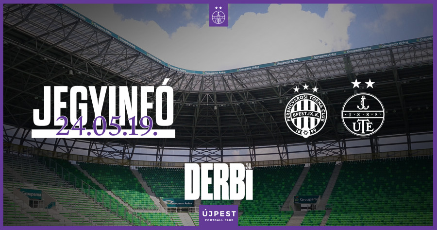 Jegyinformációk a Ferencváros elleni Derbire
