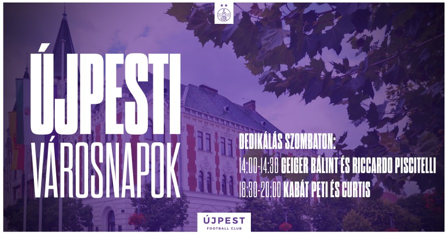 Találkozzunk az Újpest Városnapokon és a Családi Mozgásfesztiválon!
