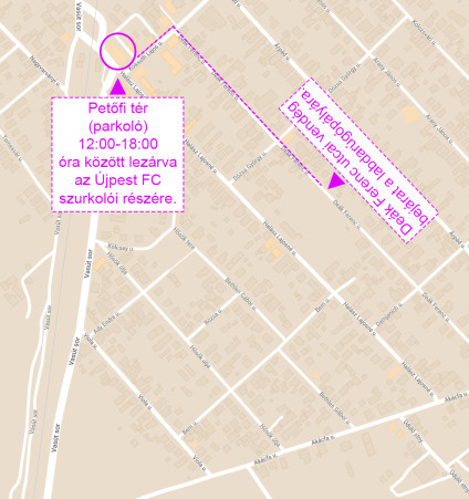 Vendég Tájékoztató Térkép