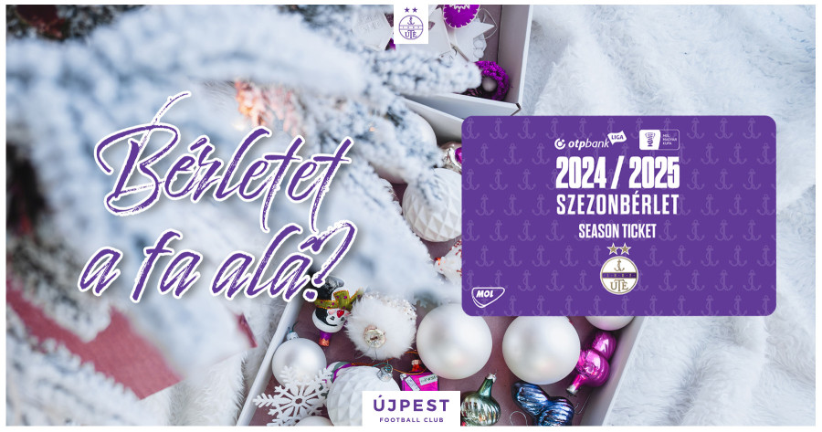 Kerüljön bérlet a karácsonyfa alá!