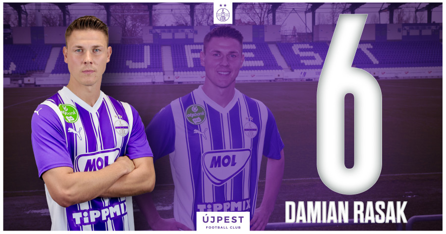 Damian Rasak lila-fehérben folytatja!