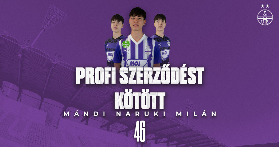 Mándi Naruki Milán profi szerződést kötött