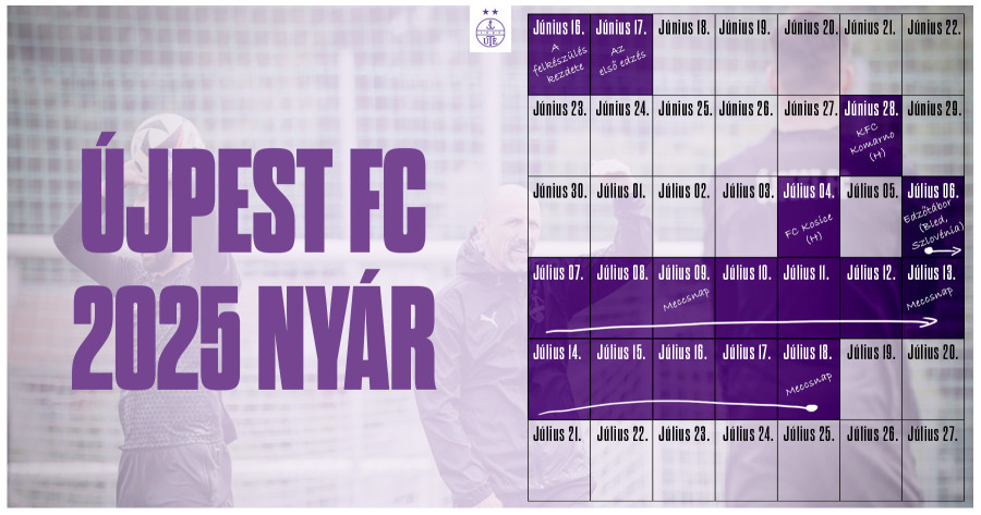 Június 16-án kezdjük meg a felkészülést