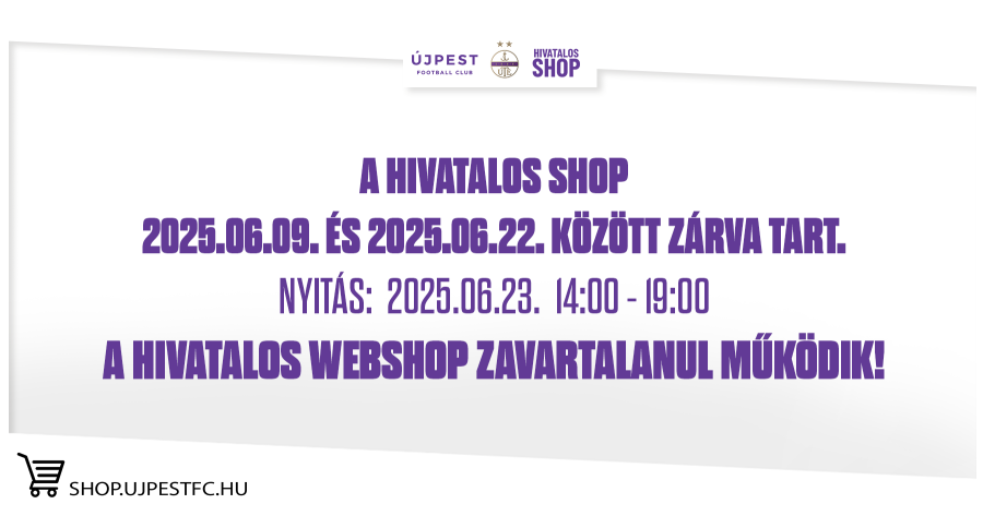 Változás a Hivatalos Shop nyitvatartásában