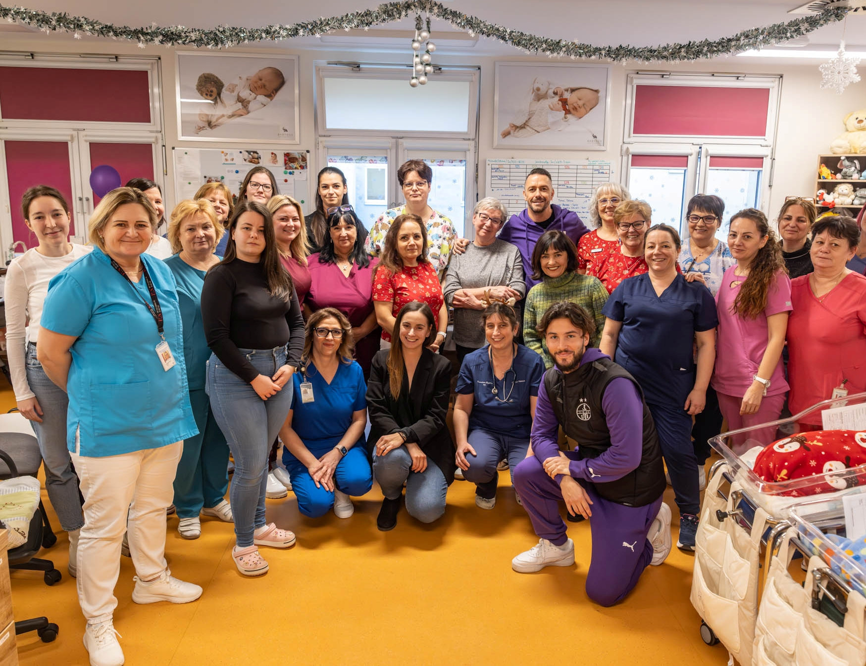 A SOTE II. csecsemőosztályán jártunk