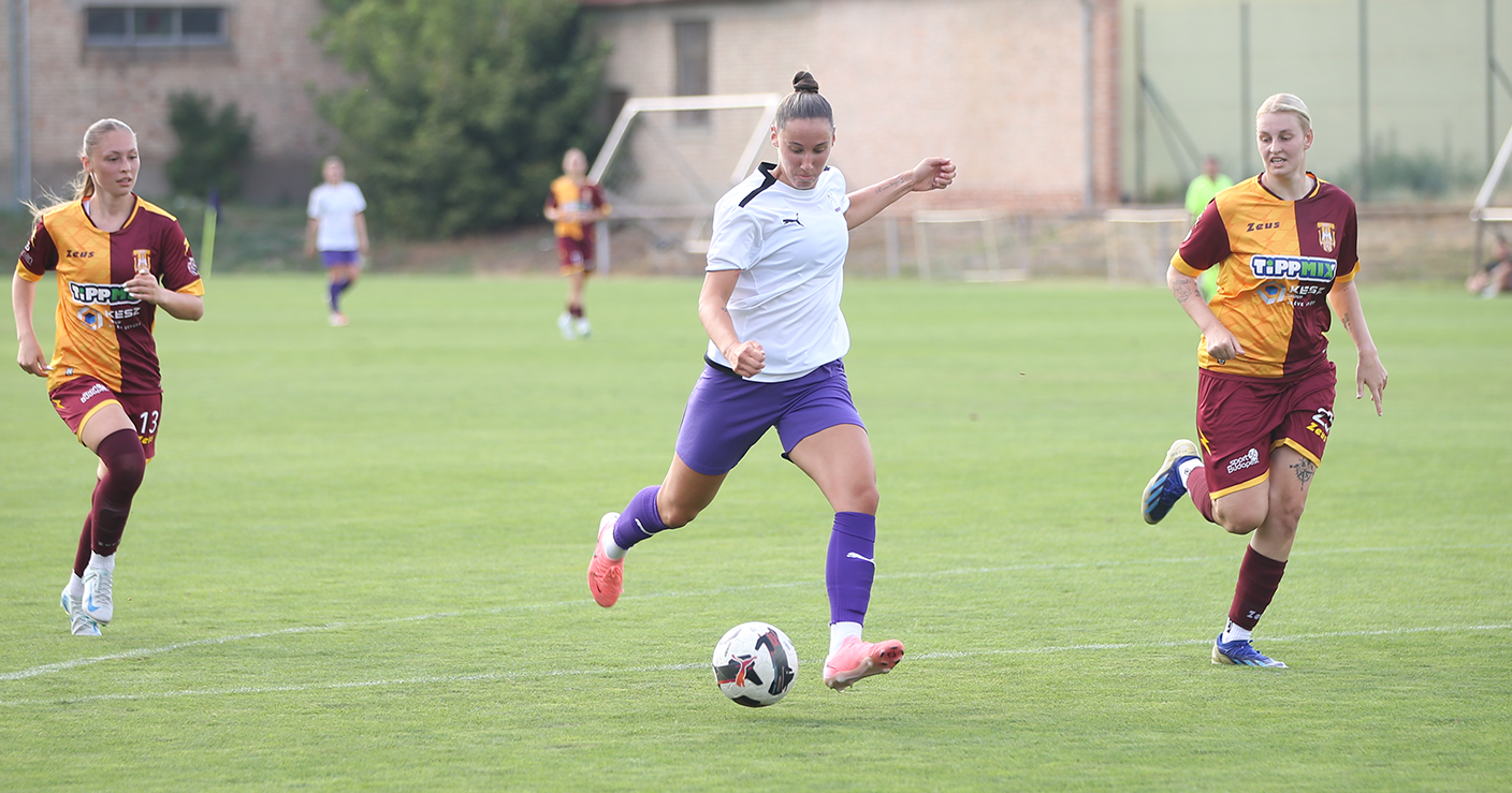 A Szegeddel játszott felkészülési meccset női labdarúgócsapatunk
