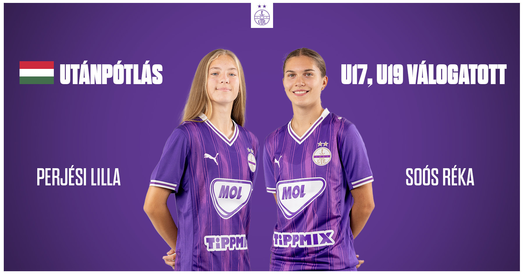 Perjési Lillával és Soós Rékával kezdi az Eb-felkészülést az utánpótlás-válogatott!