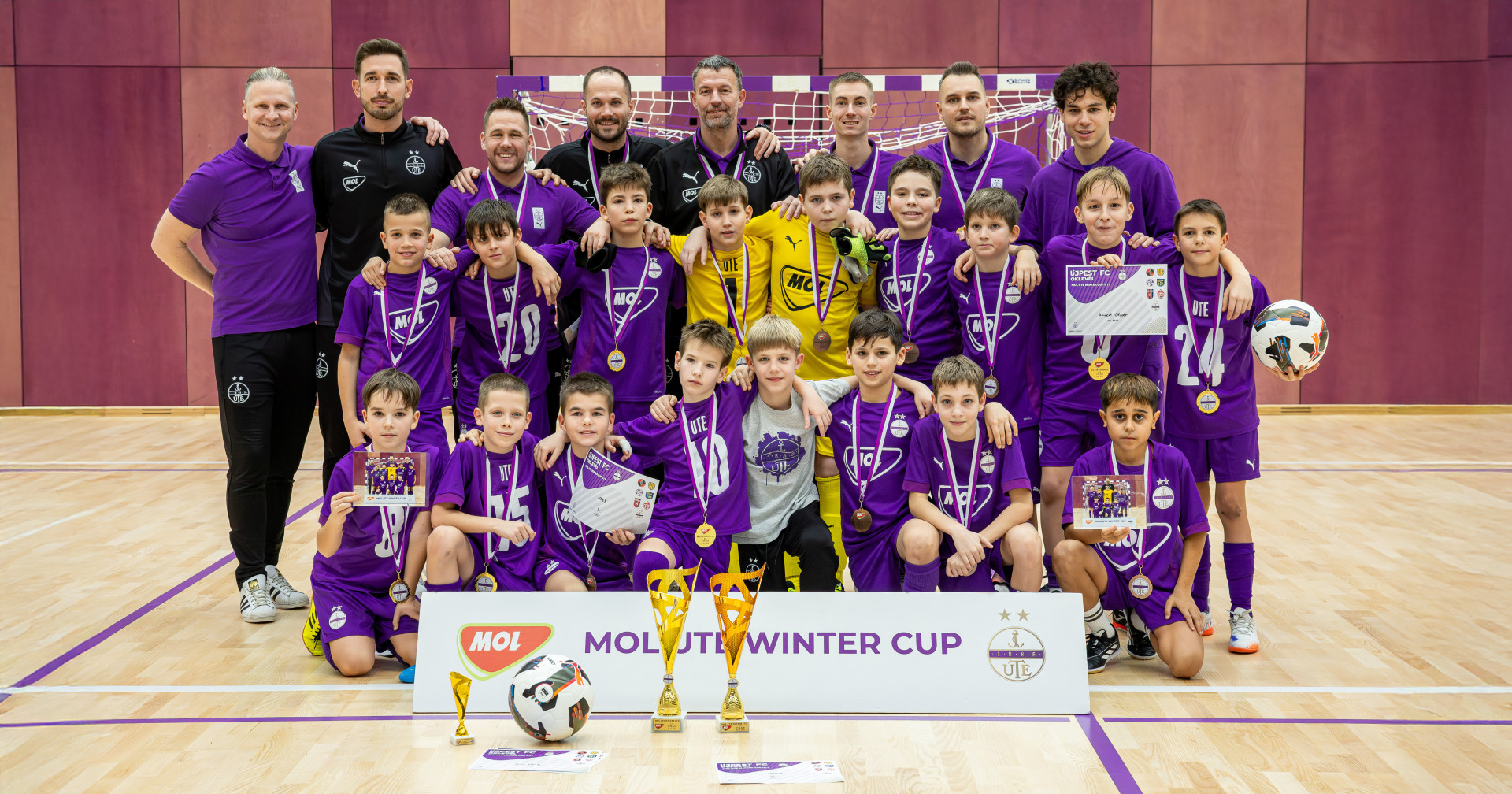 Arany- és bronzéremmel zártuk a MOL UTE Winter Cupot