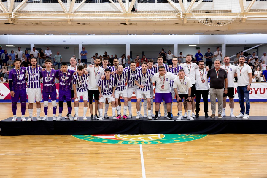 Futsalcsapatunk története első érmét szerezte