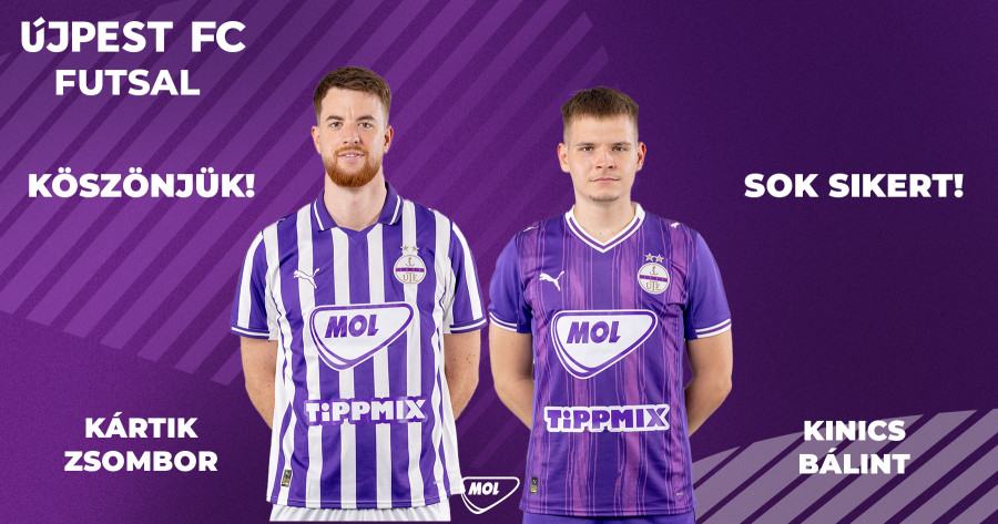 Két játékos távozik futsalcsapatunktól