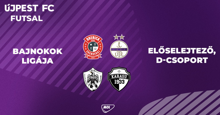 Megkapta ellenfeleit futsalcsapatunk a Bajnokok Ligája előselejtezőjére