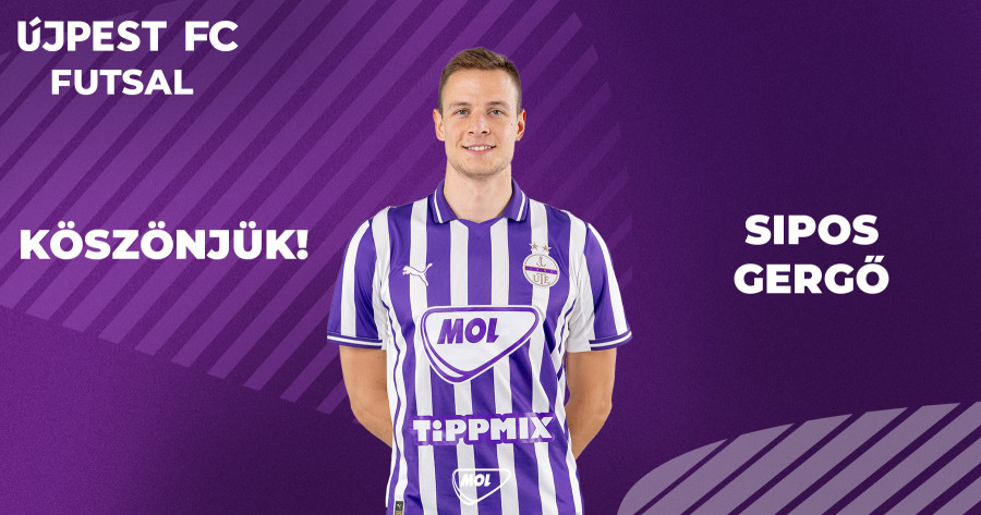 Sipos Gergő távozik futsalcsapatunktól
