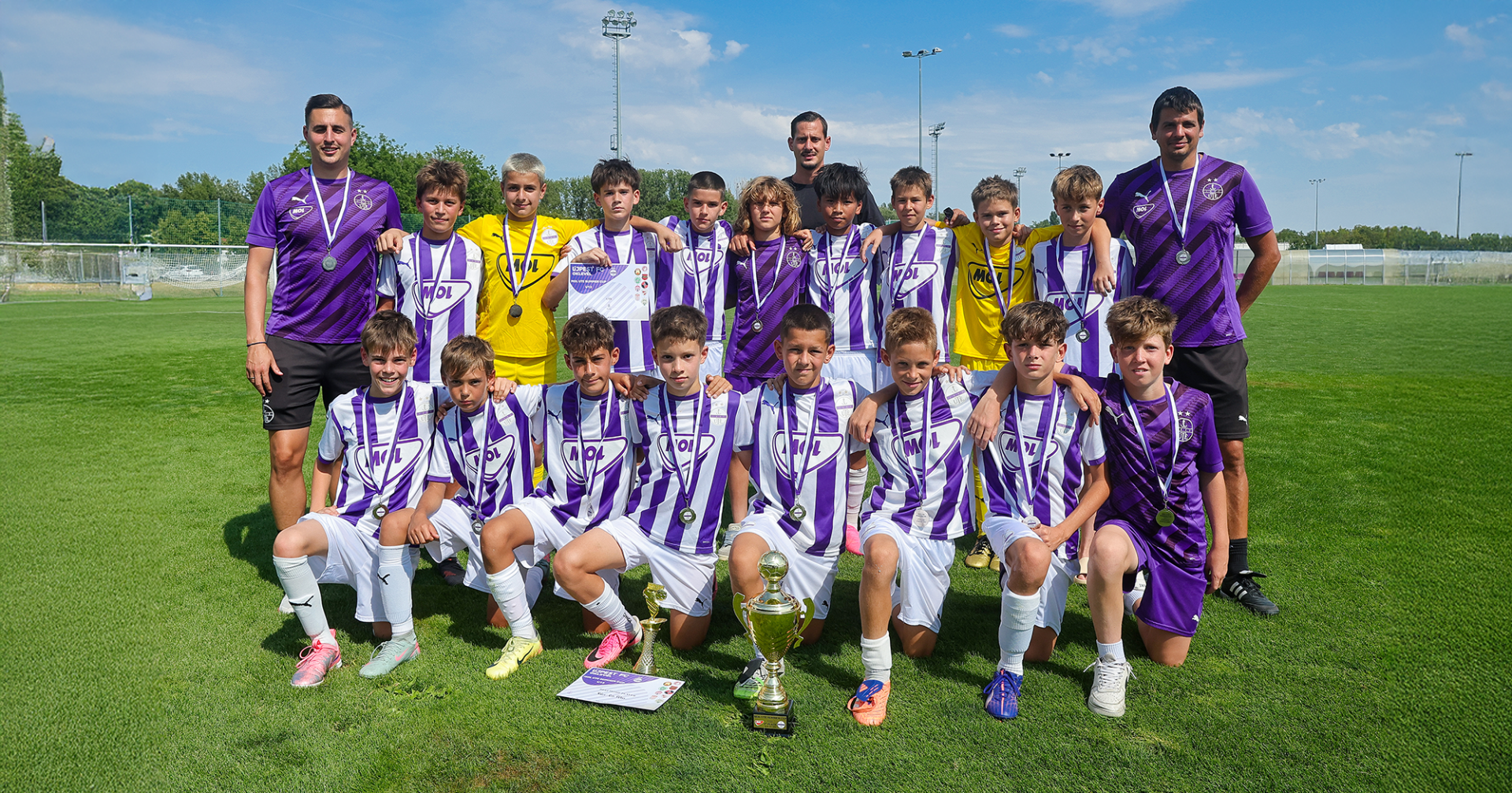 Második lett U13-as csapatunk a MOL UTE Summer Cupon