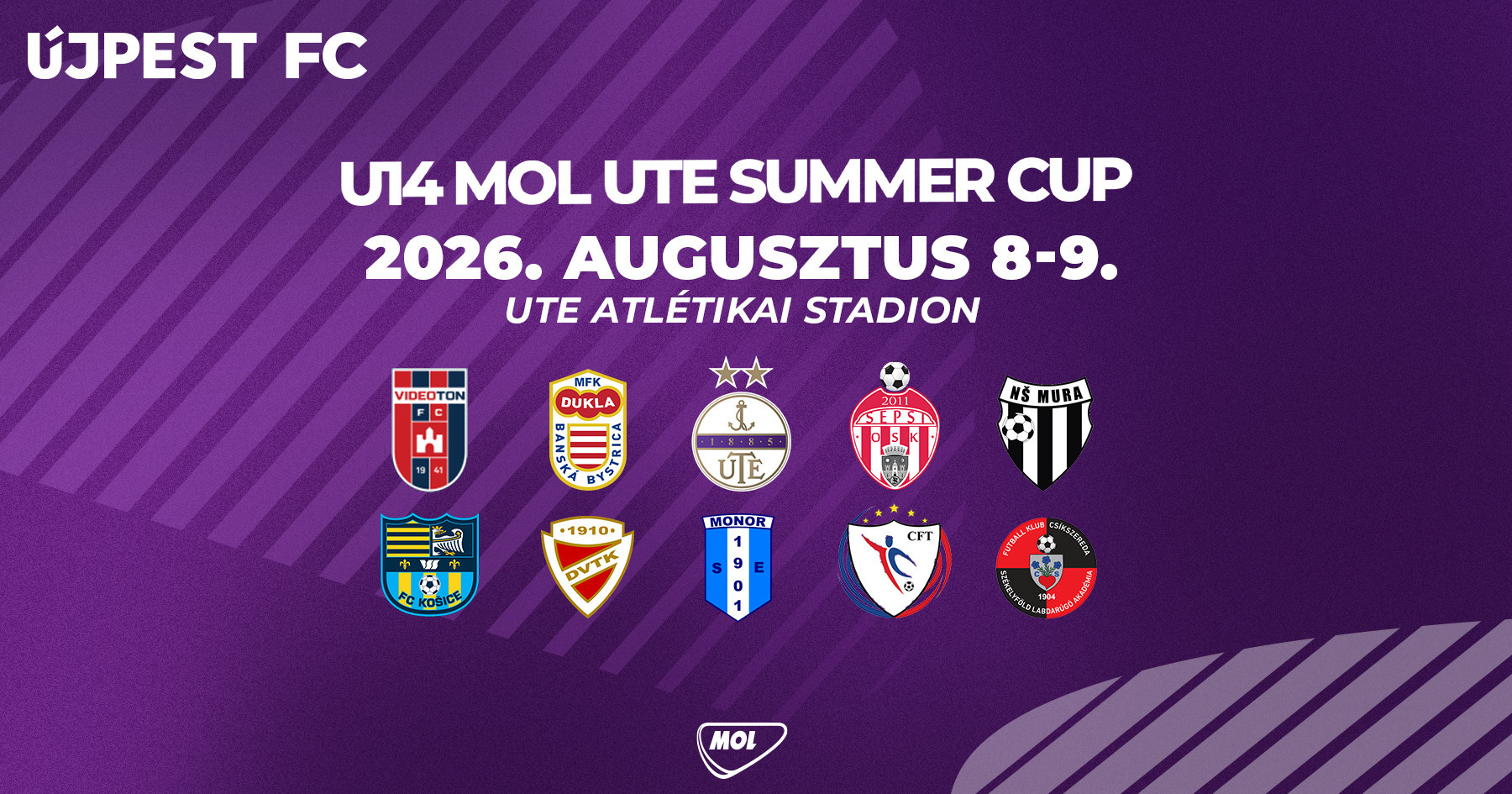 Hétvégén jön a MOL UTE Summer Cup az U14-eseknek