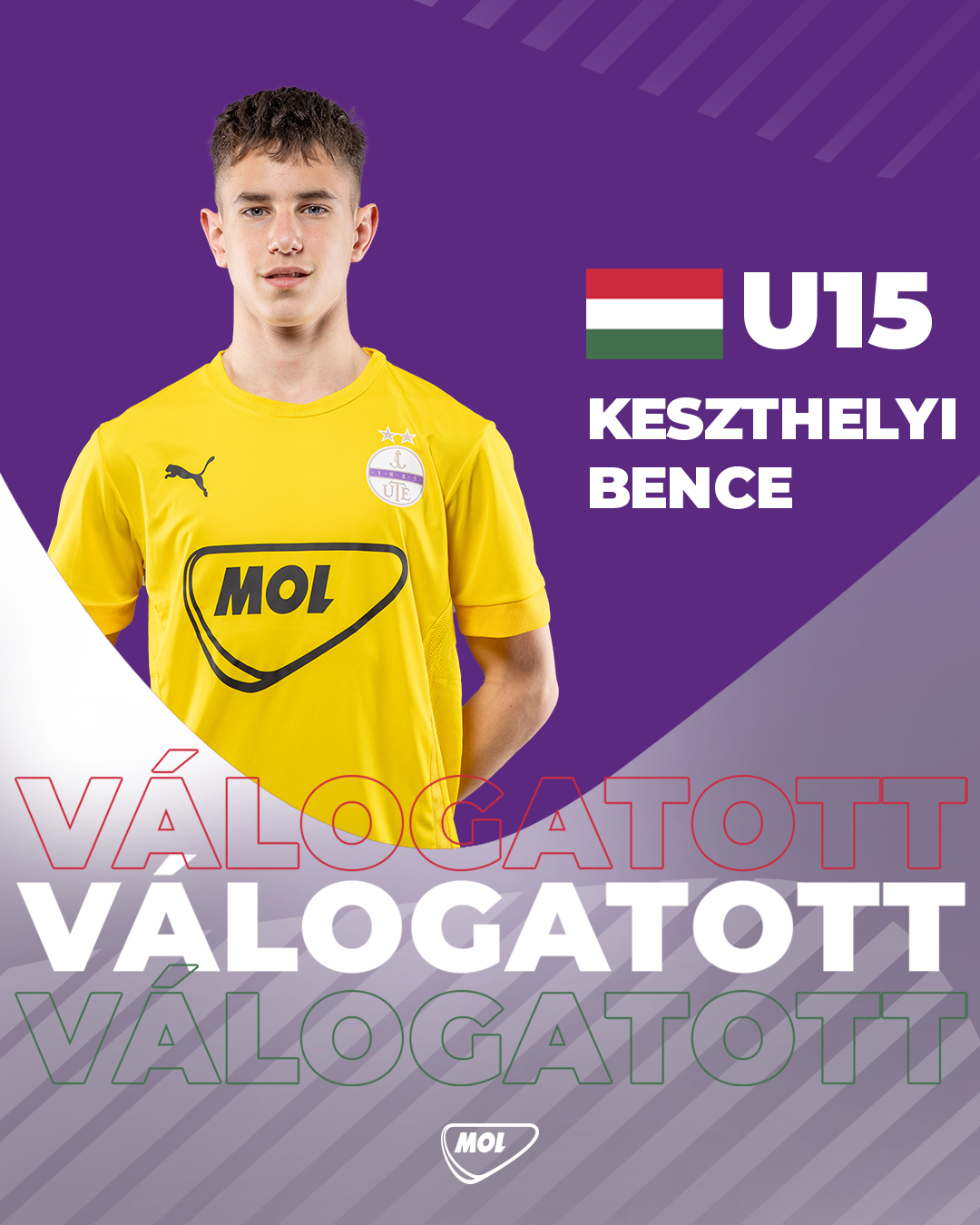 Keszthelyi Bence ismét a korosztályos válogatottban!