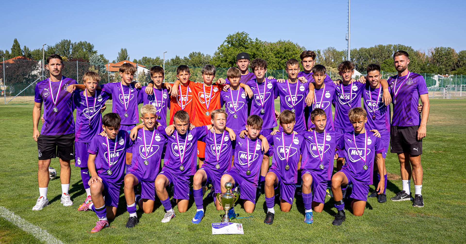 Tizenegyesekkel kapott ki a döntőben, ezüstérmes lett a MOL UTE Summer Cupon U14-es csapatunk