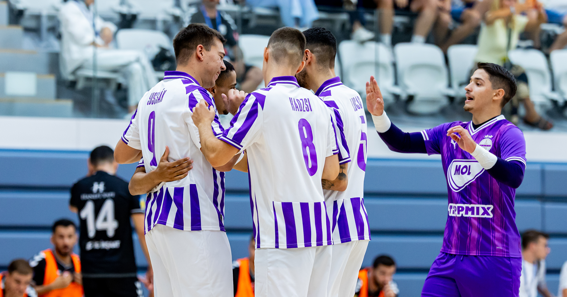 Megint nagy különbséggel győzött futsalcsapatunk a Bajnokok Ligájában