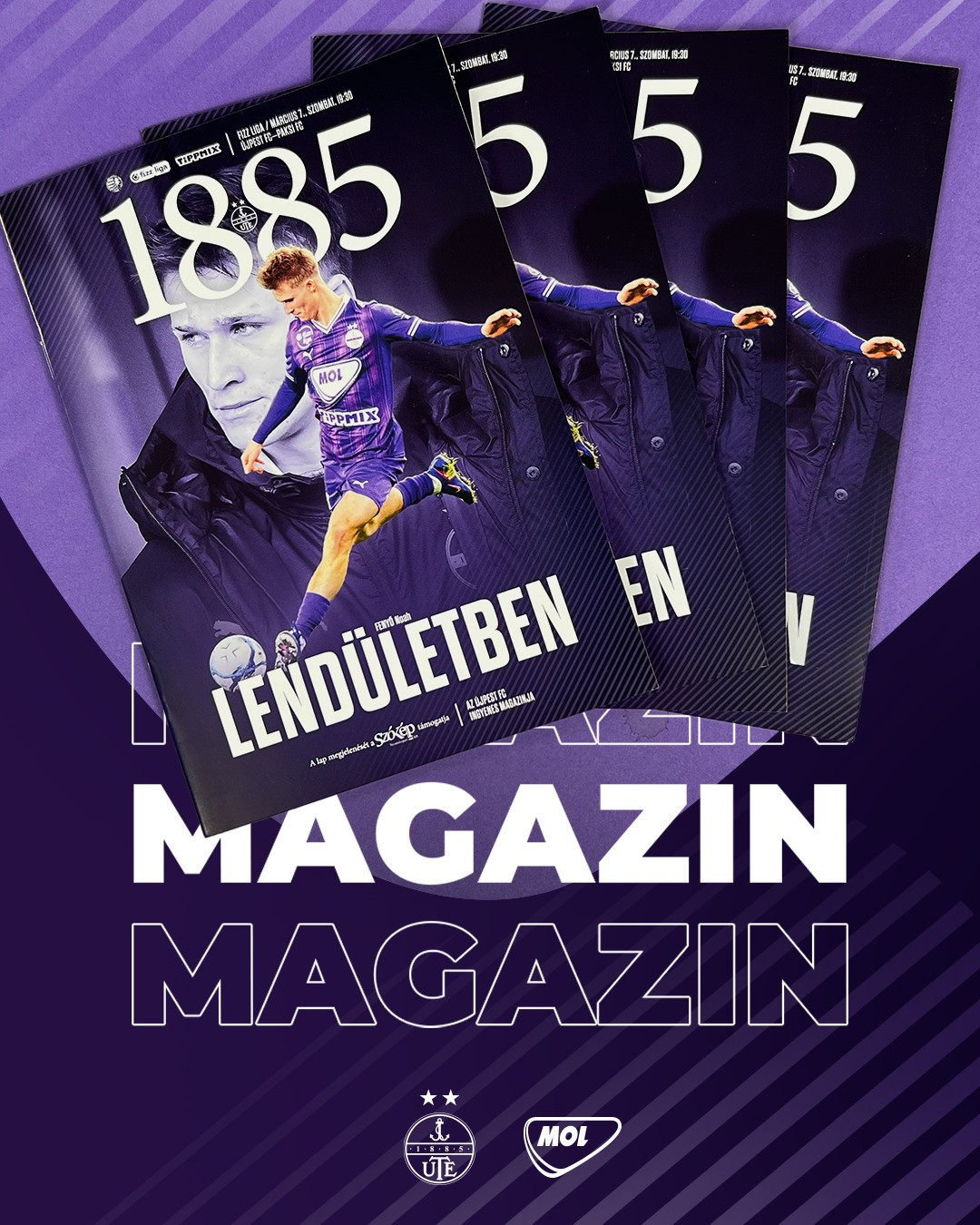 Keresd meccsnapi magazinunkat a stadionban!