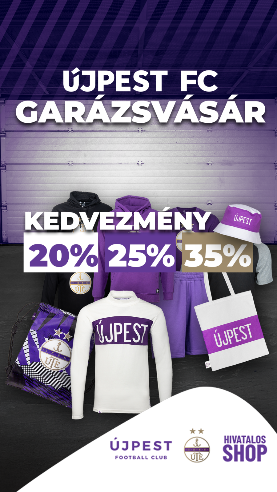 GARÁZSVÁSÁR A HIVATALOS SHOPBAN!