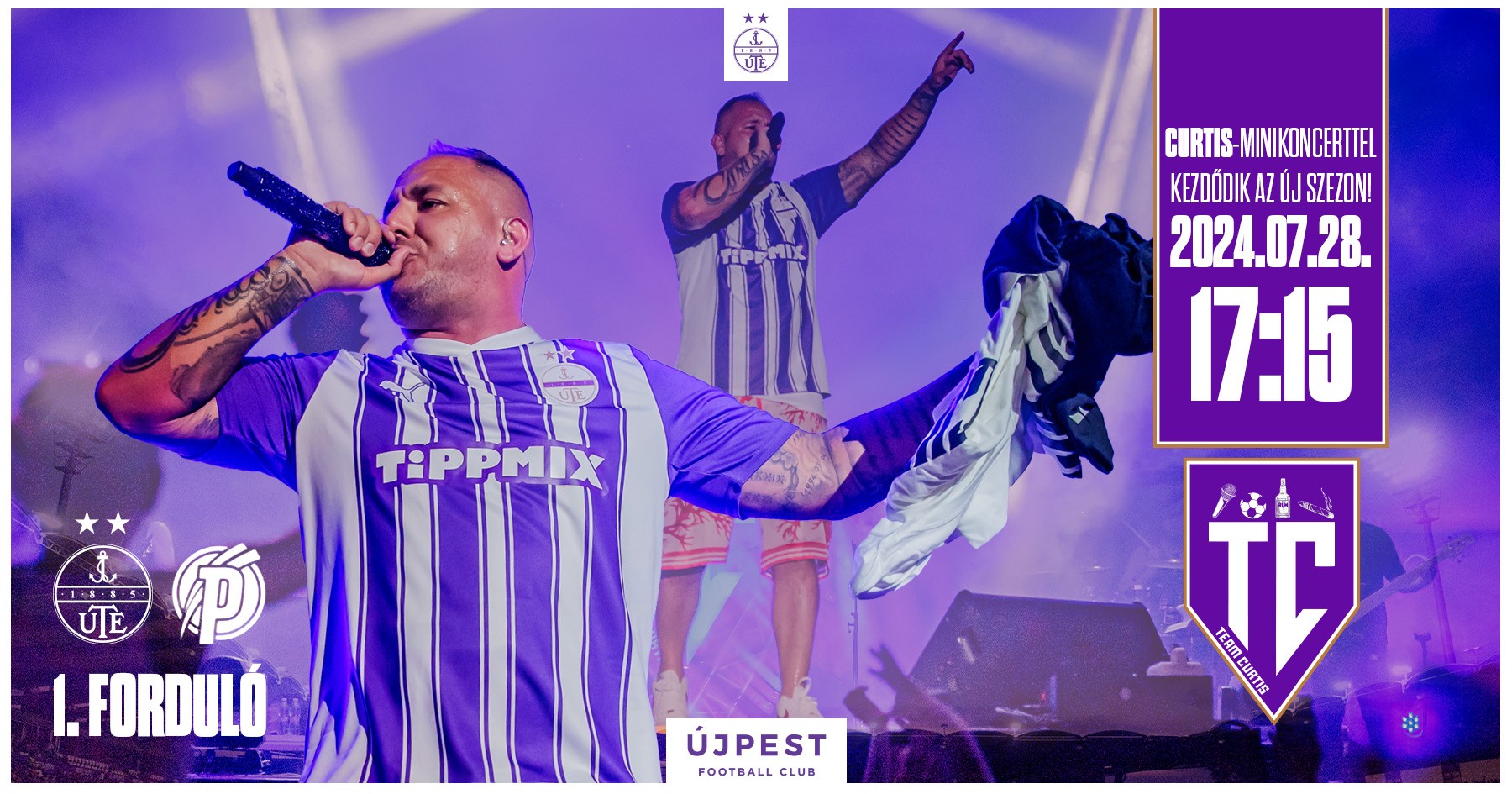 Curtis-minikoncerttel indul a 2024/25-ös bajnoki idény