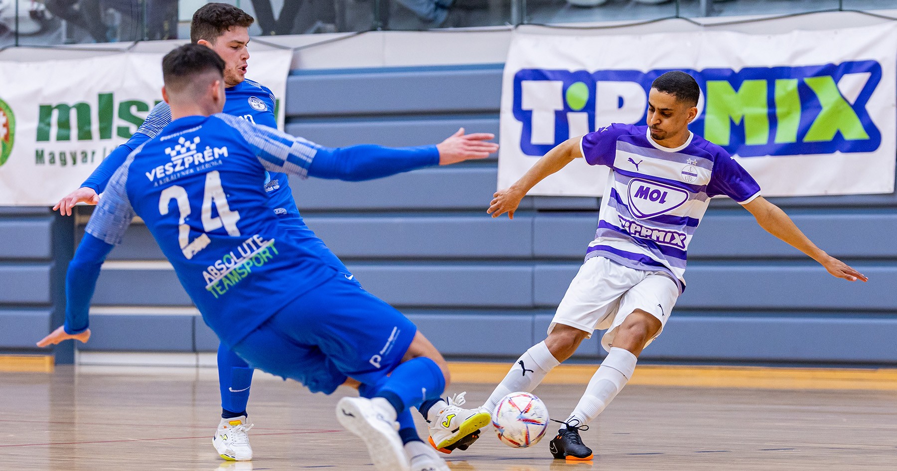 Óriási csatában kapott ki az éllovas Veszprémtől futsalcsapatunk