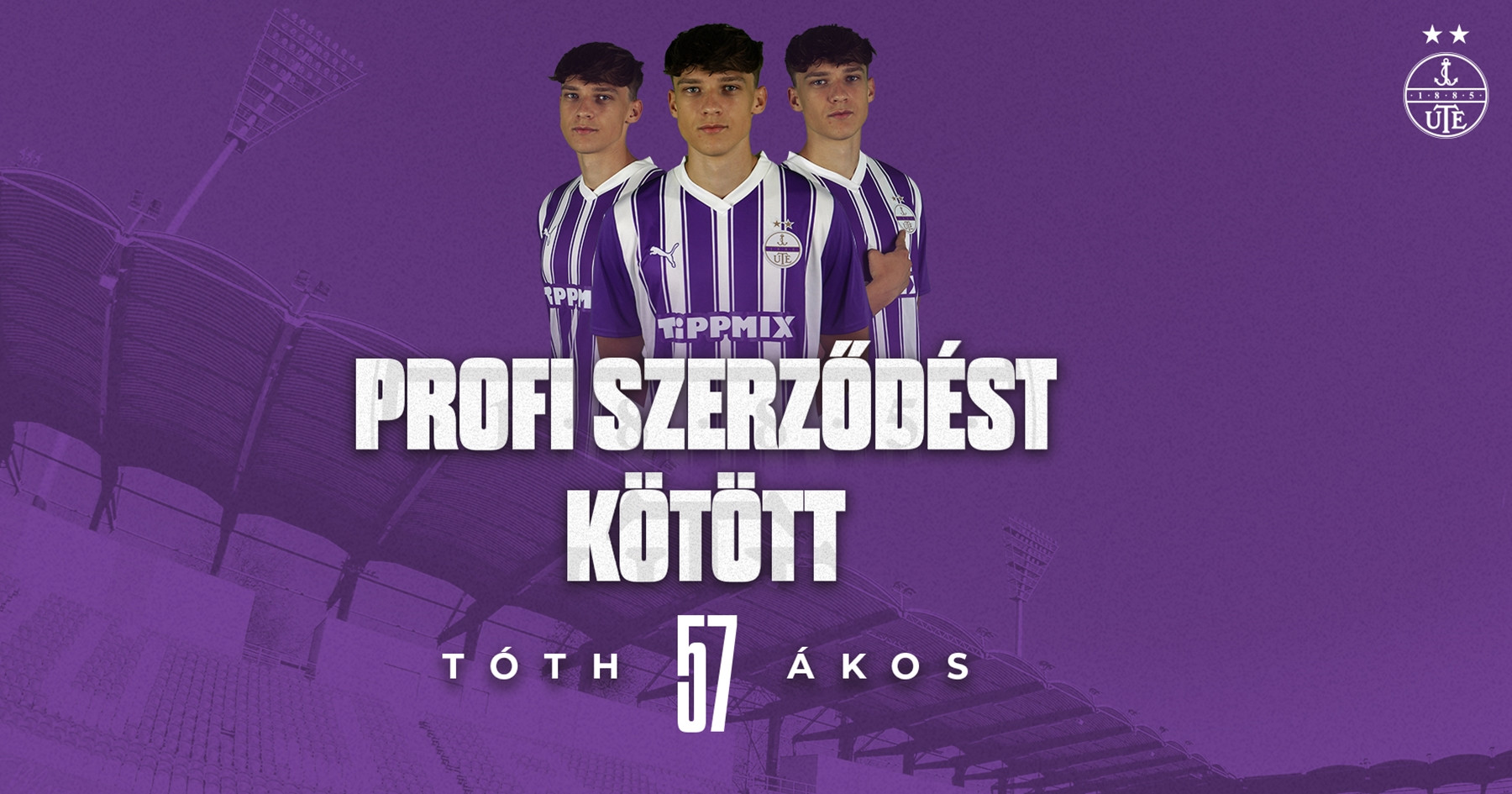 Újabb saját nevelésű játékosunk kapott profi szerződést