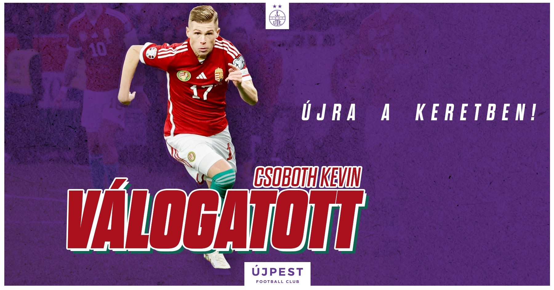 Csoboth Kevin készülhet Szerbia és Csehország ellen!