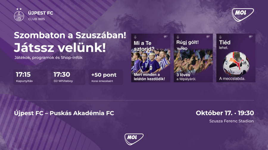 Szombaton a Szuszában – játssz velünk!