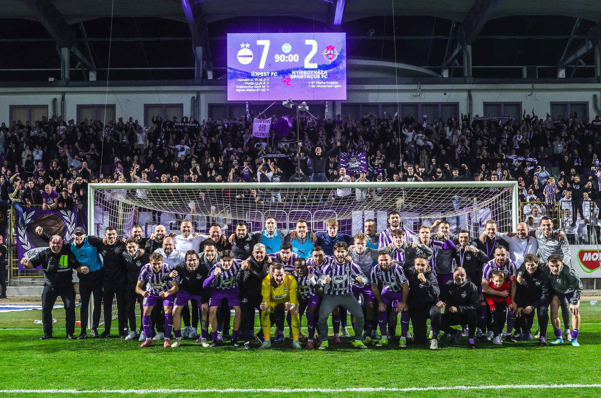 Galéria: Újpest FC - Nyíregyháza Spartacus 7-2