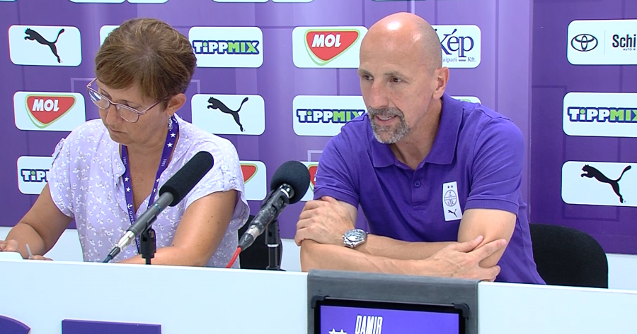 Sajtótájékoztató – Újpest FC–DVTK – Fizz Liga, 1. forduló