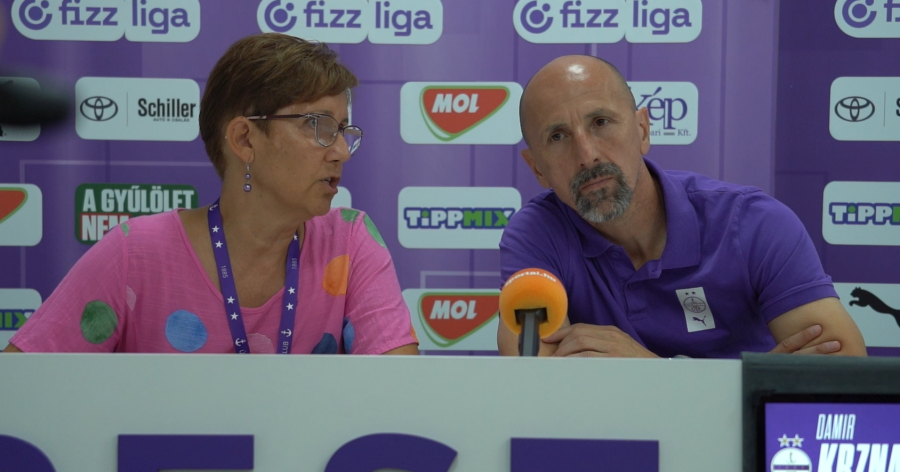 Sajtótájékoztató – Újpest FC–Paksi FC – Fizz Liga, 3. forduló
