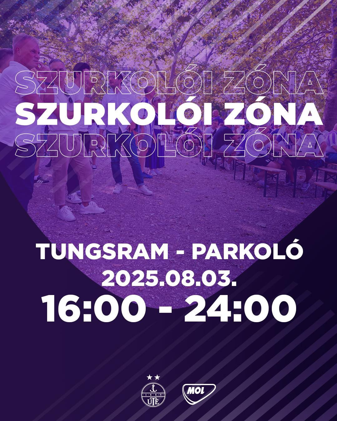 16:00 Nyit a Szurkolói Zóna!