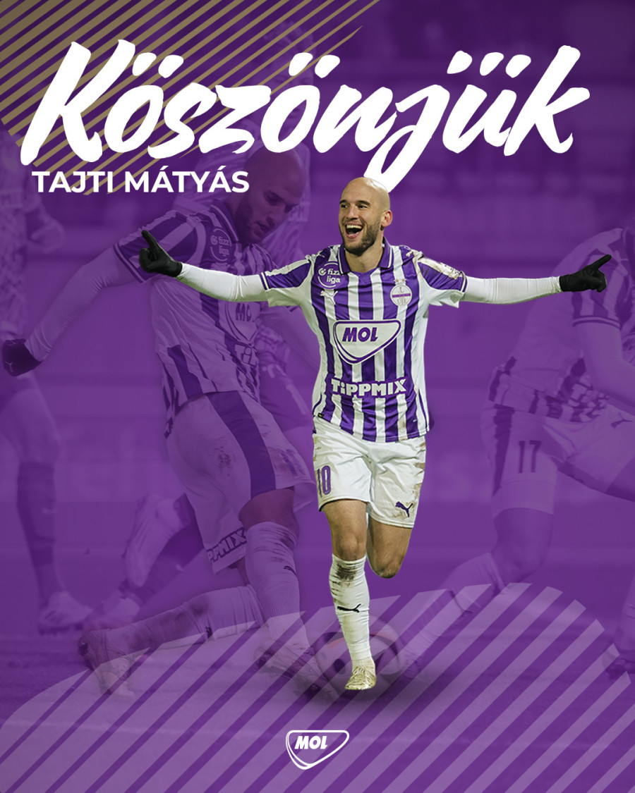 Tajti Mátyás közös megegyezéssel távozik Újpestről