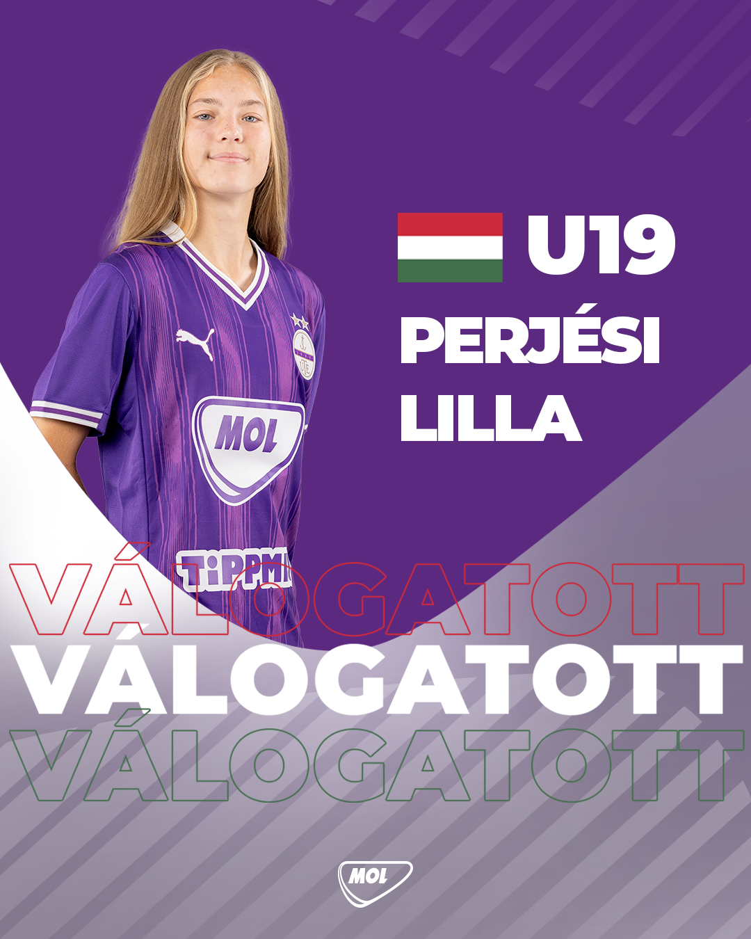 Perjési Lillát ismét meghívták az U19-es válogatottba