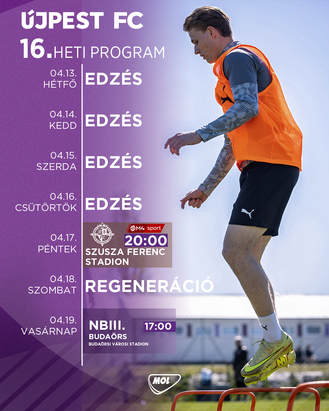 Heti program - 16. hét