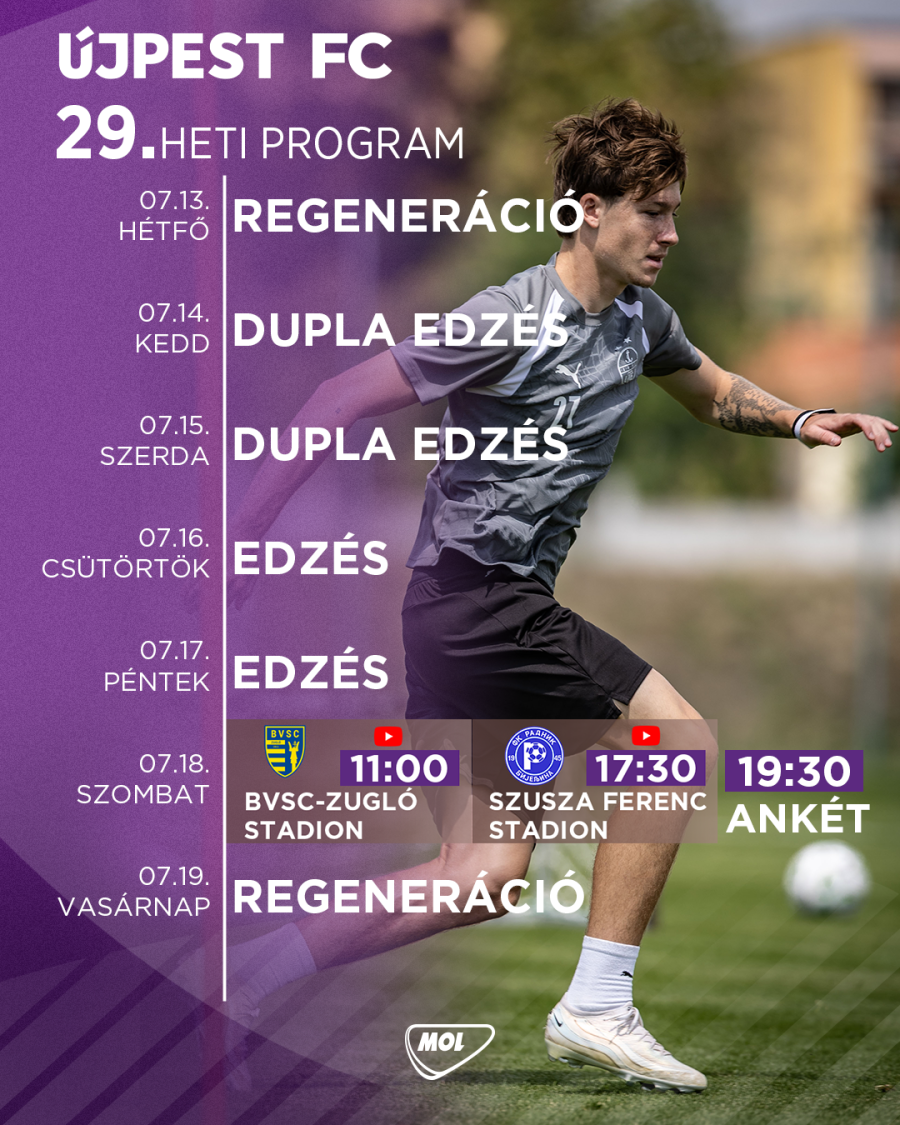 Heti program, 29. hét