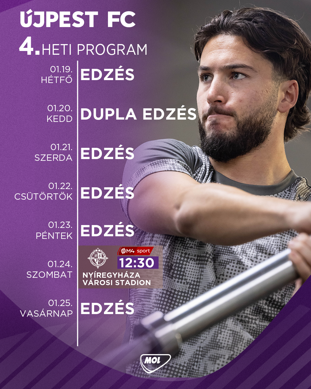 Heti program – január 19–25