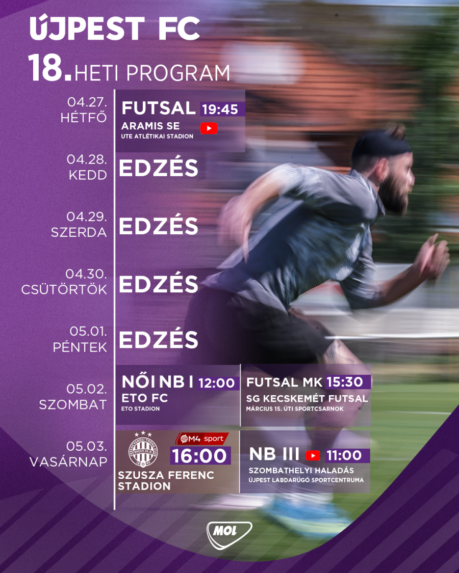 Heti program 04.27-05.03.