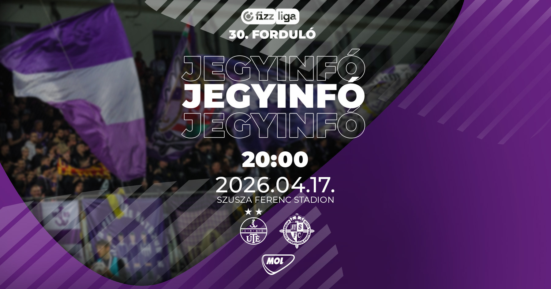 Jegyinformációk a Nyíregyháza elleni bajnokira