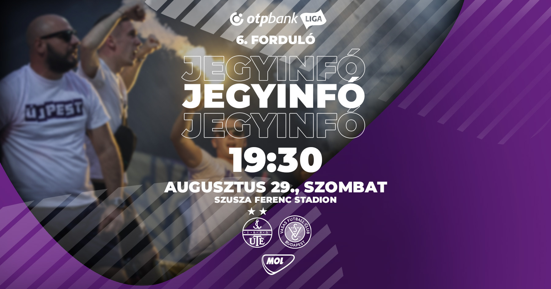 Jegyinformációk a Vasas elleni bajnokira