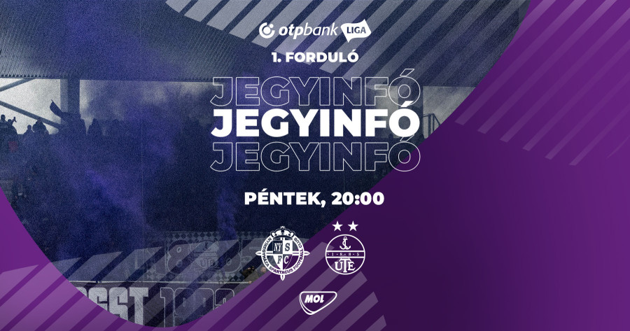 Jegyinformációk a Nyíregyháza Spartacus FC elleni bajnokira