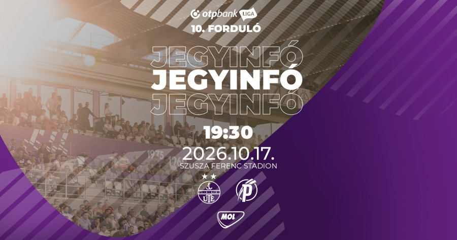 Jegyinformációk a PAFC elleni mérkőzésre