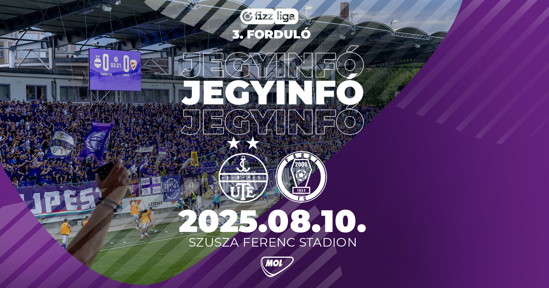 Jegyinformációk a Paks elleni mérkőzésre