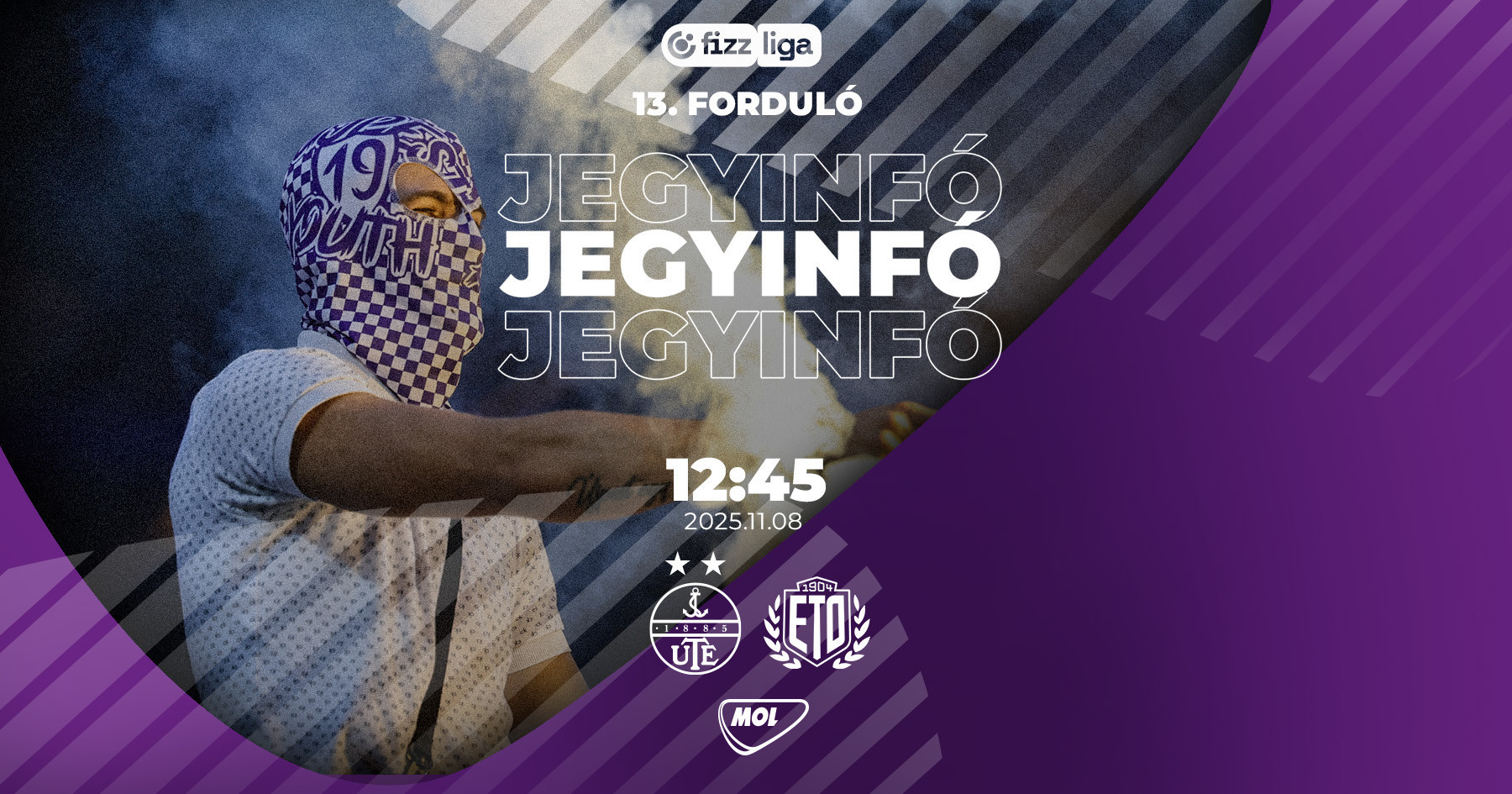 Jegyinformációk az ETO FC elleni mérkőzésre