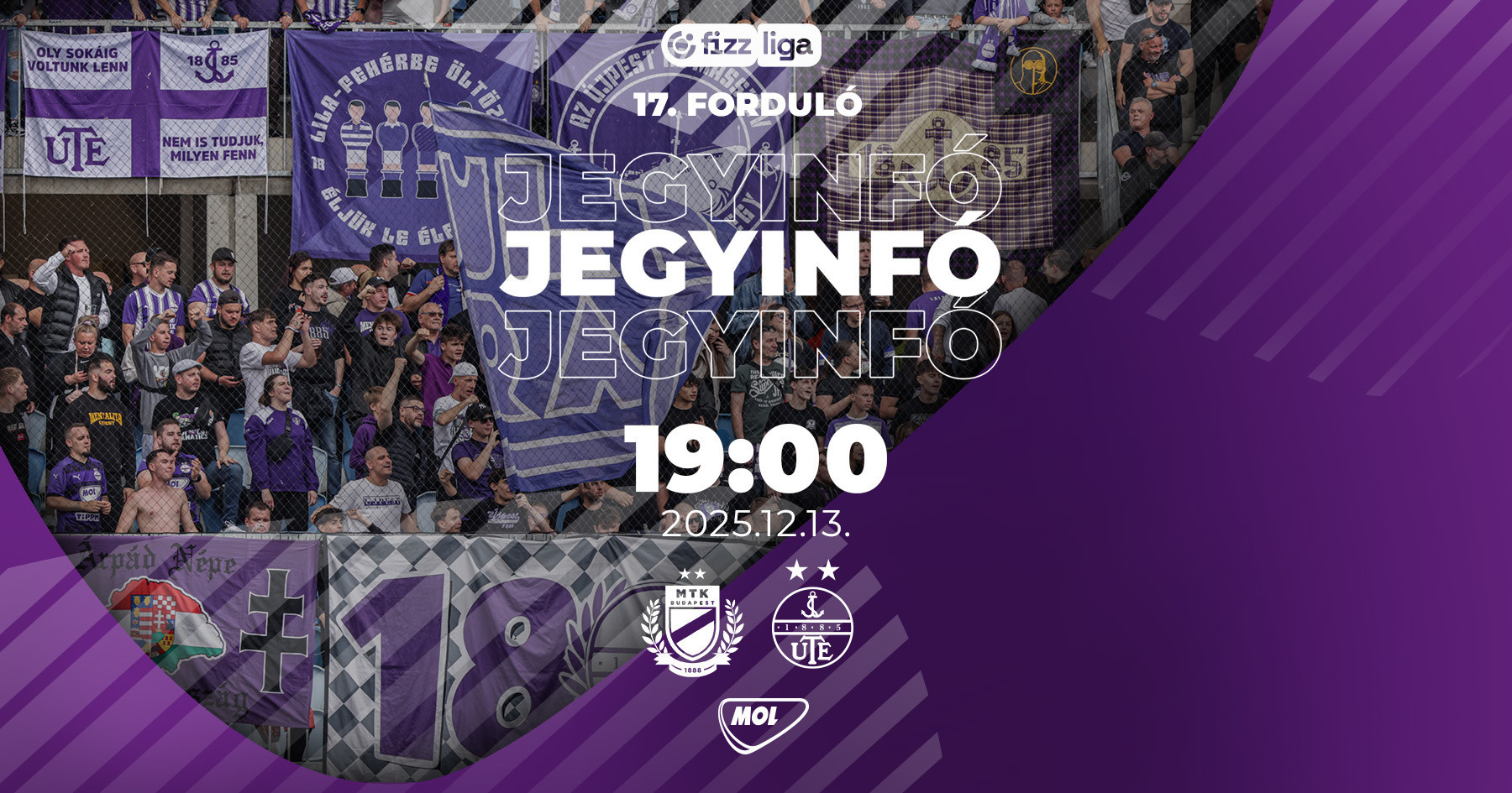 Jegyinformációk – MTK–Újpest FC