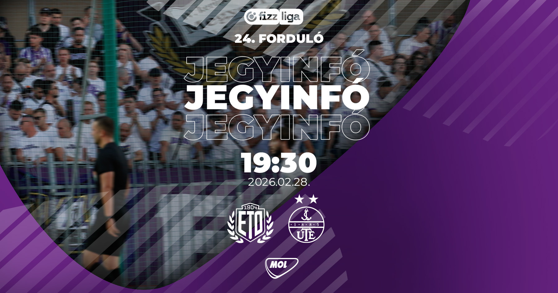 Jegyinfó az ETO FC elleni bajnokira