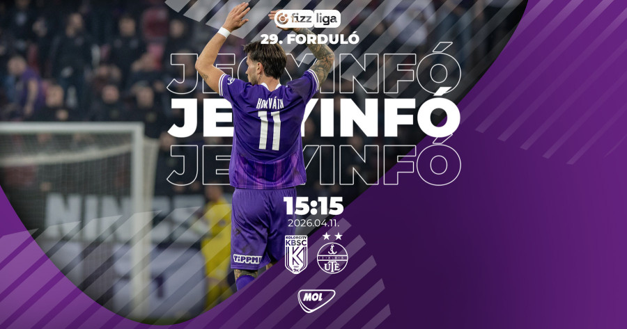 Jegyinformációk a KBSC elleni mérkőzésre